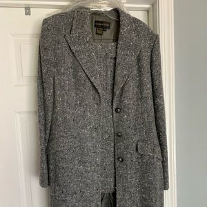 Vintage wool skirt with long jacket